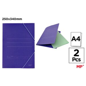 CARPETA AZUL SIN SOLAPA A4