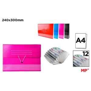CARPETA CARTON FUELLE CON SOLAPA 300*240MM