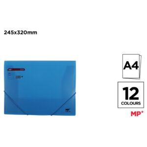 CARPETA CON SOLAPA Y GOMA A4