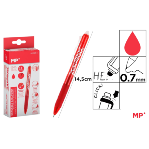 BOLIGRAFO BORRABLE CLICK ROJO